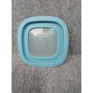 Rubbermaid Premier Lids Replacement Teal Blue Square Lid 10M3M4 4B 5 Inch